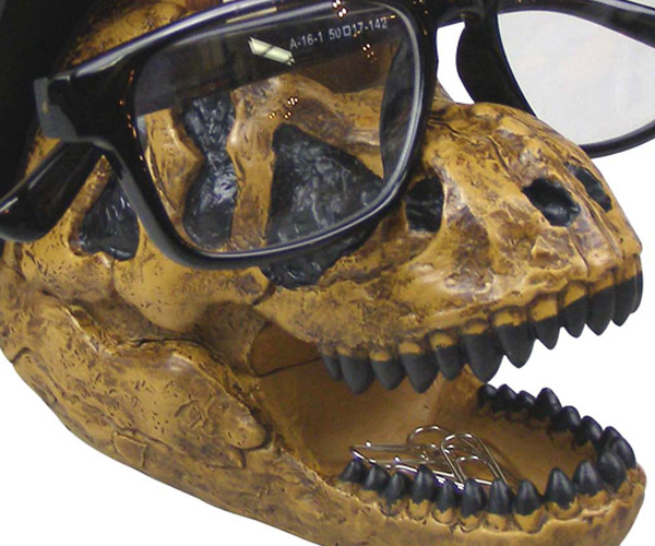 楽天市場】デスクキーパー ペン立て 文房具 ティラノサウルス 化石