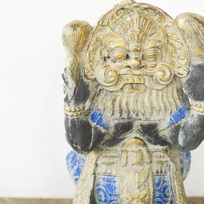 メディテーション ガネーシャ タイ涅槃仏 タイ 仏像 玄関 置物 大きい