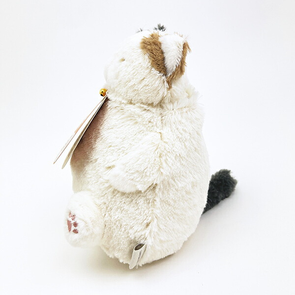 ねこ肯定感 みけねこのさんま ウォームミニクッション ぬいぐるみ