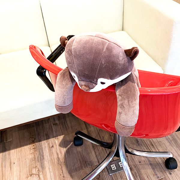 リラワーク ねむねむアニマルズ 背中ツボ押しクッション くるり