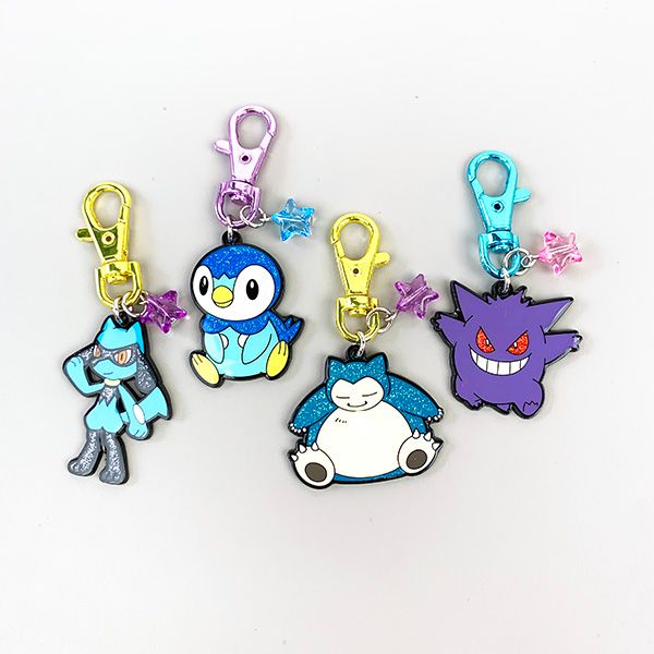 ポケットモンスター リオル キラキラメタルキーチェーン キーホルダー