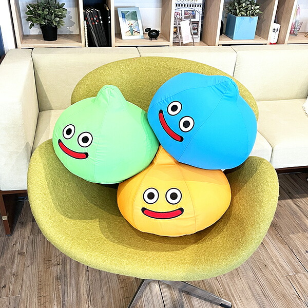 ドラゴンクエスト ライムスライム (スマイル) ビーズクッション ドラクエ