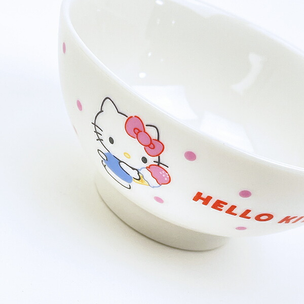 サンリオ ハローキティ 茶碗 スイーツ＆ドット 食器 日本製 Sanrio