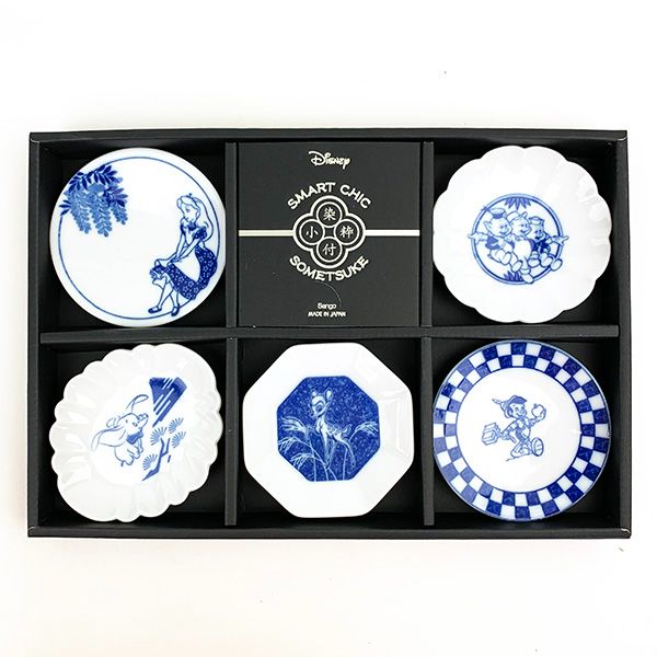 ディズニー 豆皿揃（クラシック）〈小粋染付〉和食器 食器セット