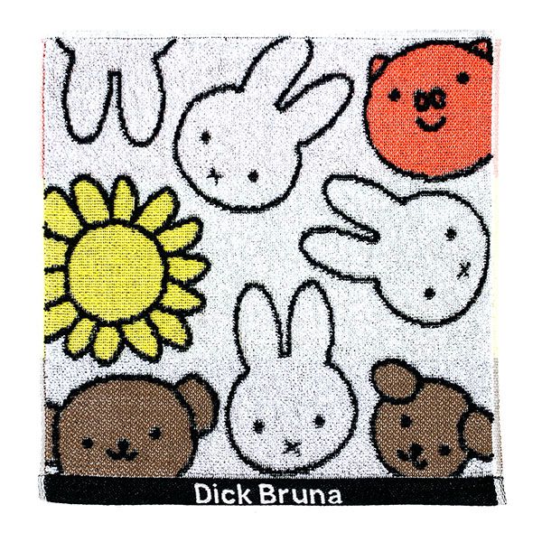ミッフィー Miffy ミニタオル フレンズフェイス 今治 ホワイト 日本製