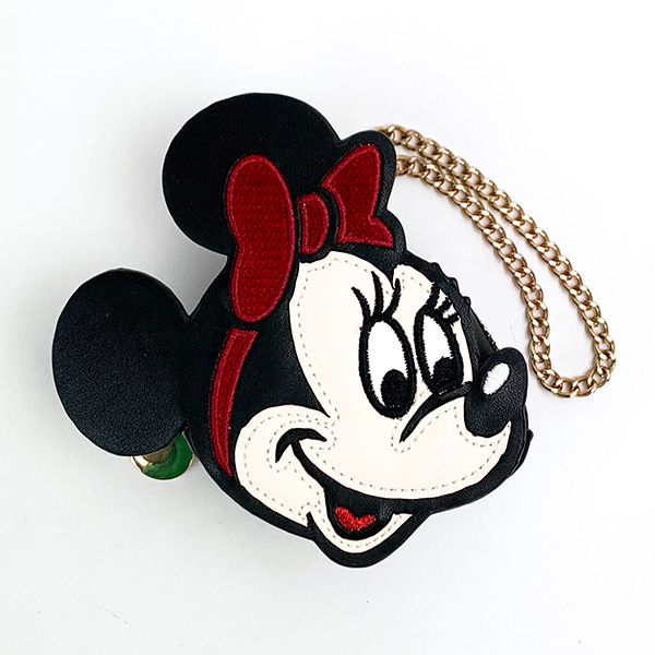 ミニーマウス ディズニー ダイカットポーチチャーム MN 小物入れ ACCOMODE