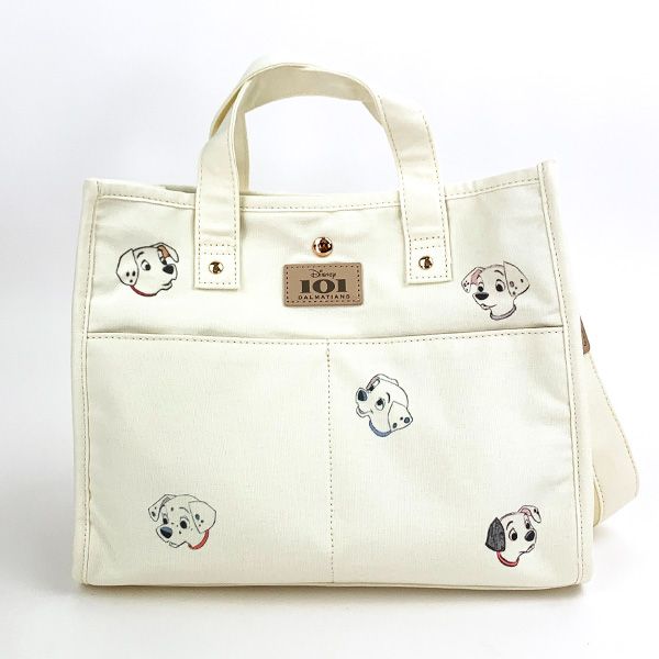 ディズニー キャンバスオデカケトートバッグ 101匹わんちゃん ショルダー