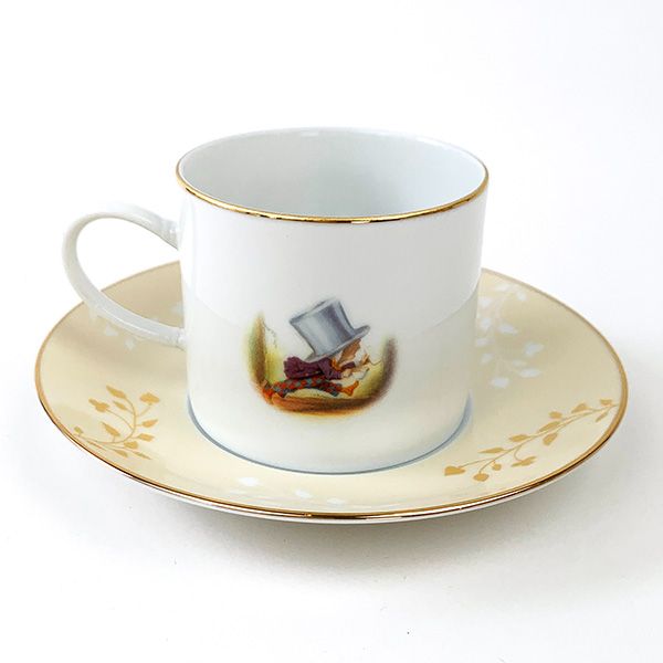 ディズニー 不思議の国のアリス カップ＆ソーサーセット （アイボリー