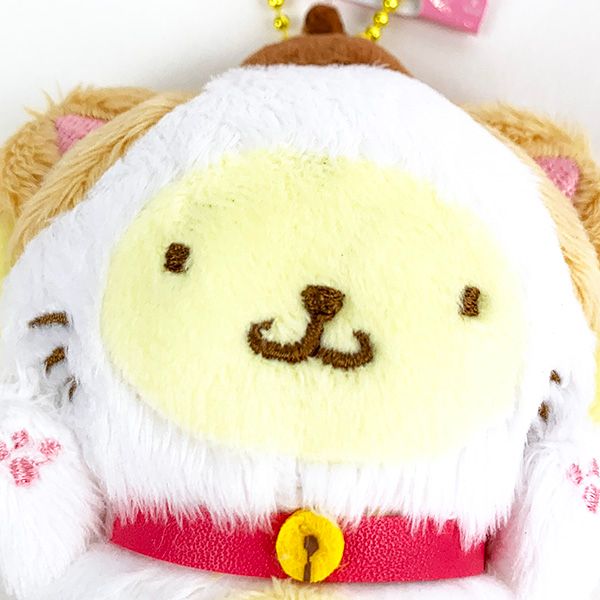 サンリオ ポムポムプリン Happy cat ボールチェーンマスコット2