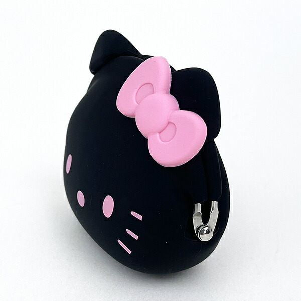 サンリオ ハローキティ フェイス型シリコンがまぐちポーチ mimi POCHI