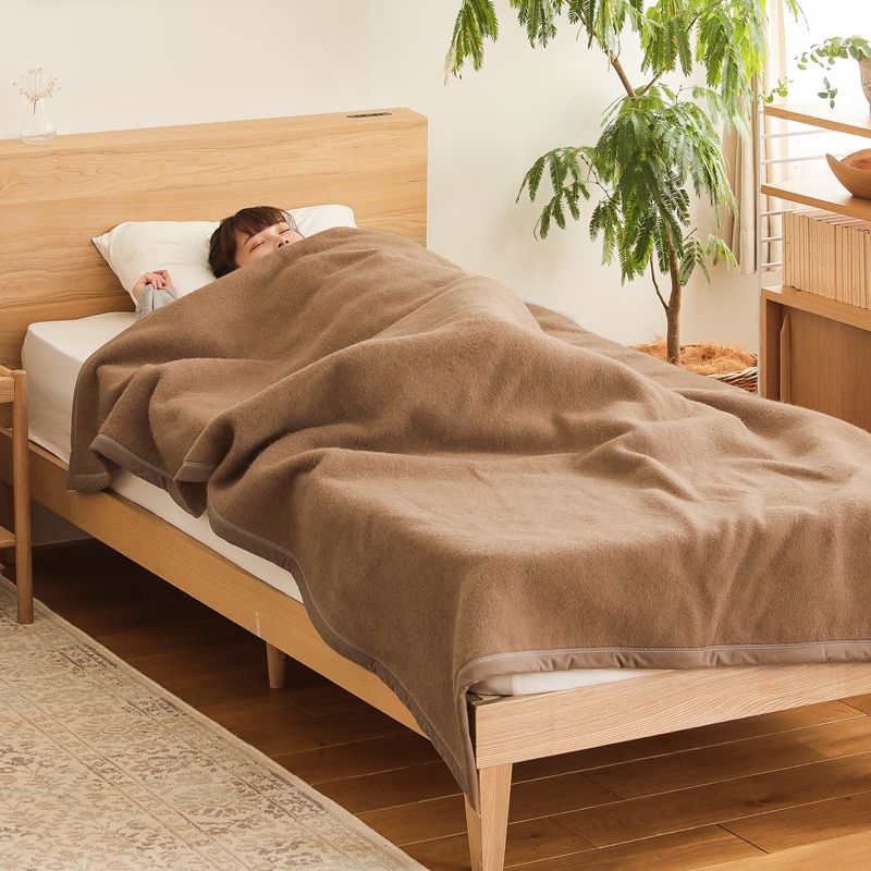 楽天市場】日本製 キャメル100％ あったか毛布 セミダブル 160×210
