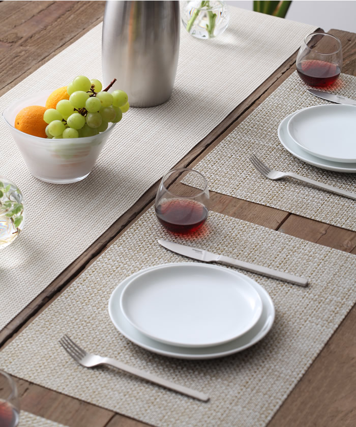 楽天市場】チルウィッチ バスケットウィーブ テーブルランナー