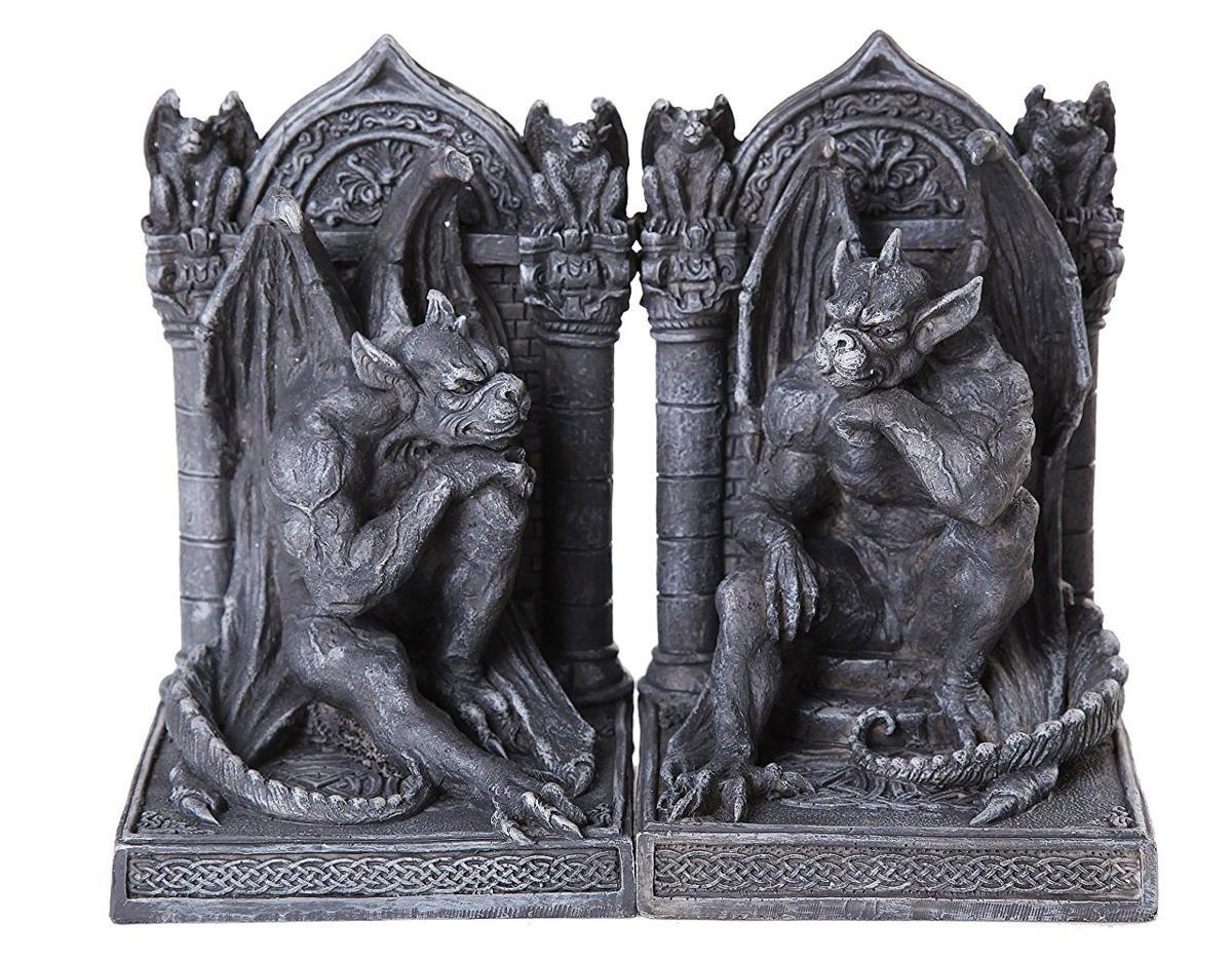 楽天市場】頬杖をついて考え中の中世教会 「考えるガーゴイル」像