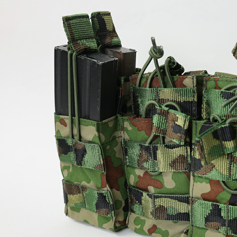 楽天市場】MAXTACS 陸上自衛隊. オープントップ W3連マガジンポーチ