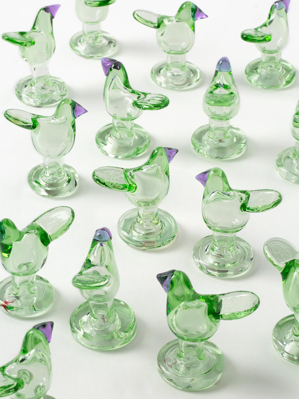 スコープ　非売品　オイバトイッカ　脚付シェッポ 販売終了】iittala | Birds by Toikka ミニシエッポ脚付 ターコイズ x