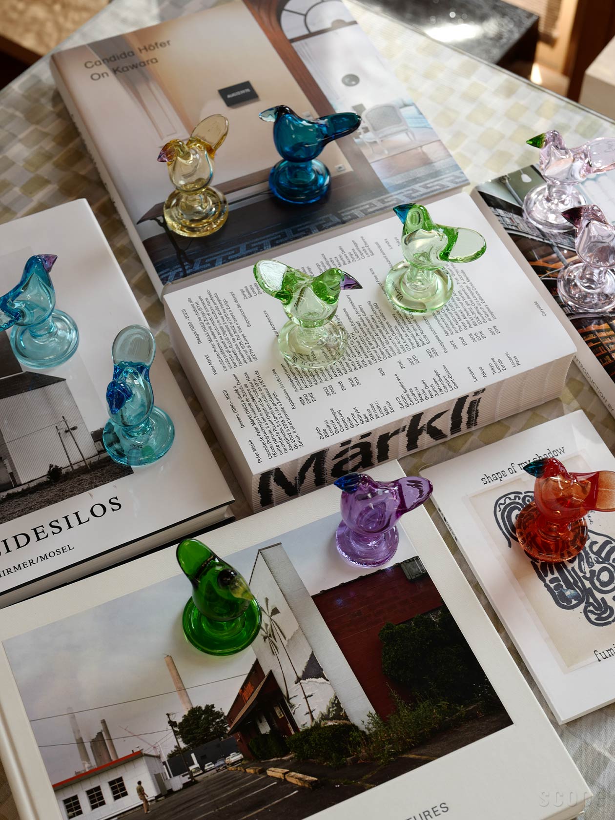 イッタラ　バード　scope別注　脚付　シエッポ　スカイブルー×ターコイズ 販売終了】iittala | Birds by Toikka ミニシエッポ脚付 ターコイズ x