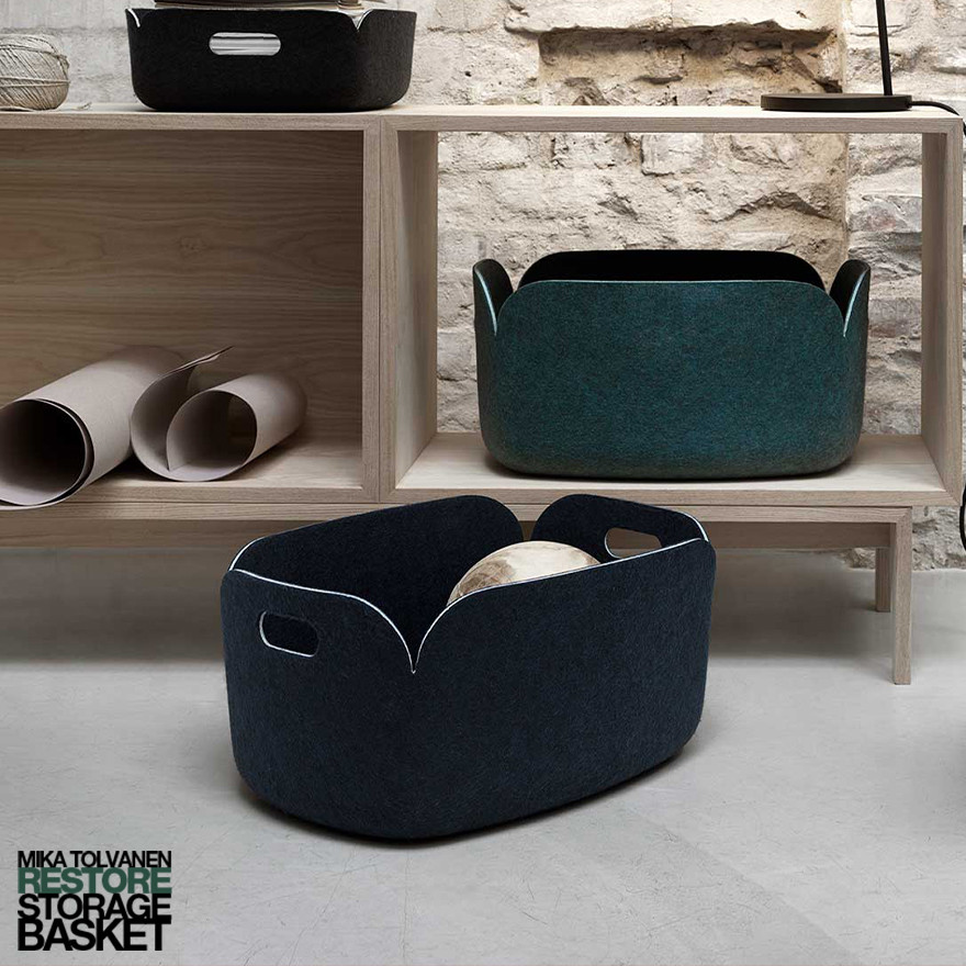 楽天市場】MUUTO ムート RESTORE リストア バスケット BASKET フェルト