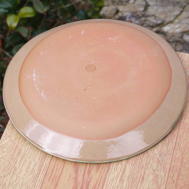 お雛さま飾り皿 陶あん 皿立付き - 京焼清水焼 松韻堂