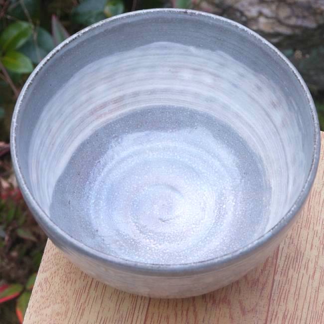 三島手抹茶茶碗 花月 - 京焼清水焼 松韻堂