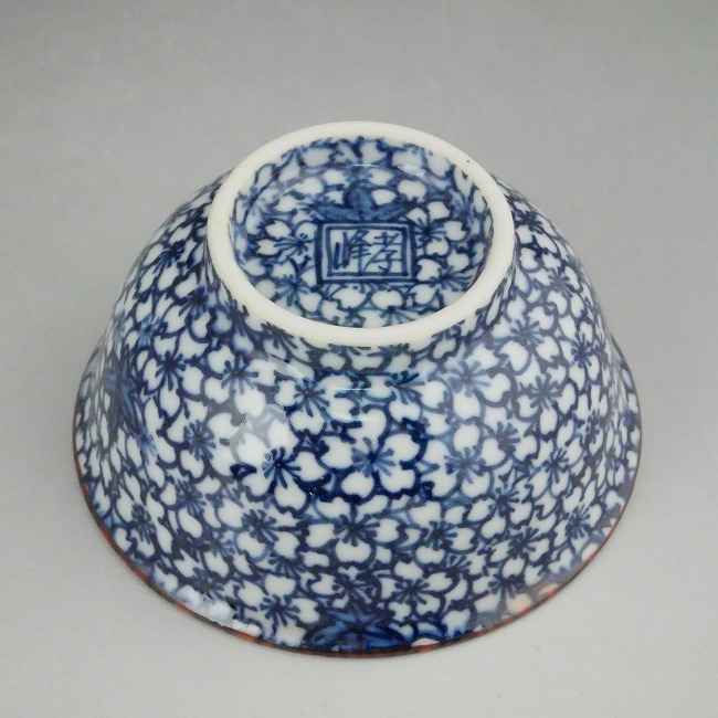 楽天市場】京焼 清水焼 染付雲錦詰平盃 孝峰 : 京焼清水焼専門店 松韻堂