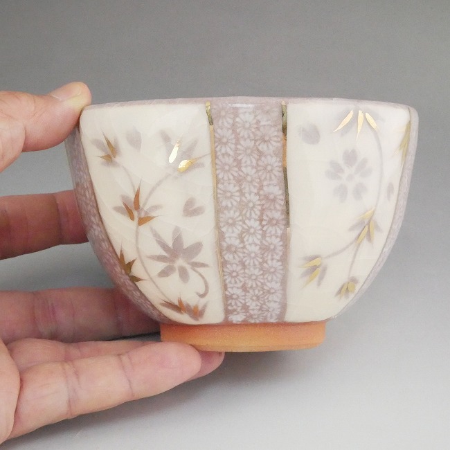 楽天市場】京焼 清水焼 志野更紗抹茶茶碗 喜信 : 京焼清水焼専門店 松韻堂