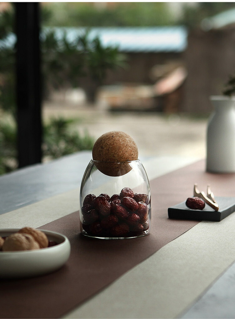 楽天市場】【送料無料】木笙玩物 ガラスキャニスター コルクボール