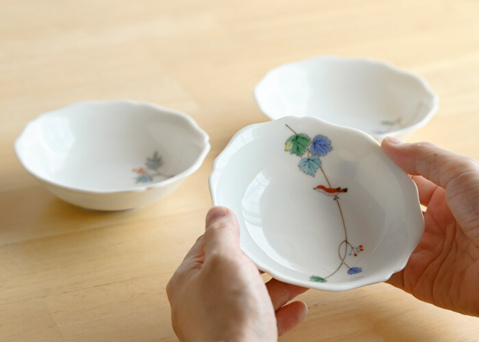 楽天市場】香蘭社 小鳥の詩 三つ組小鉢 有田焼 鉢 食器 セット