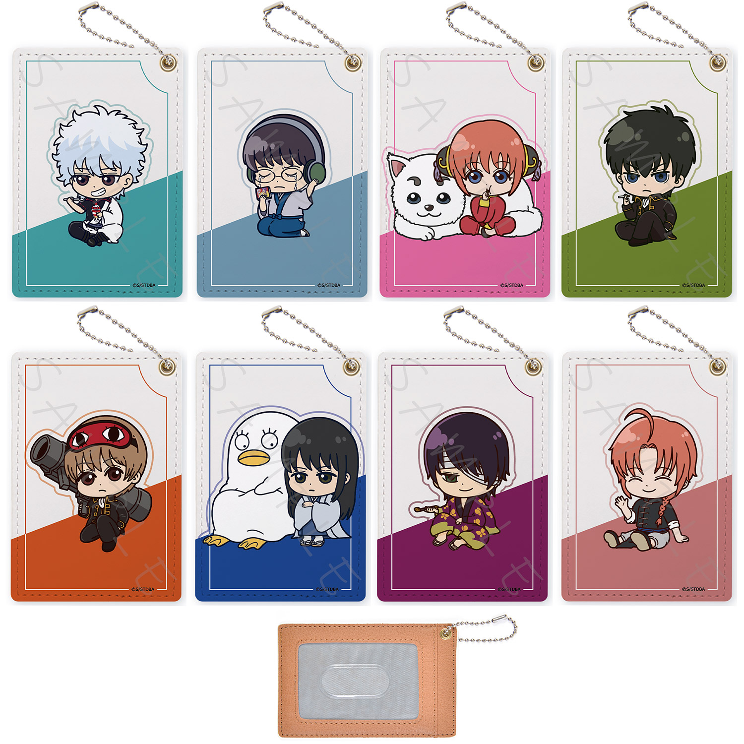 楽天市場】TVアニメ『銀魂』 パスケース A(坂田 銀時) B(志村 新八) C