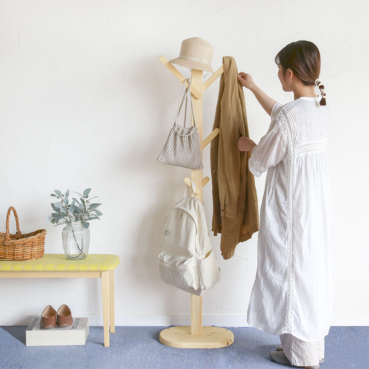 楽天市場】ハンガーラック コートハンガー ハンガーポール 帽子掛け