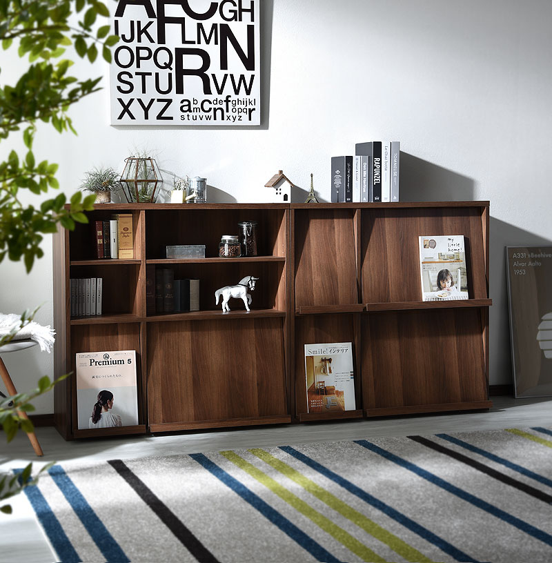 2種類セット セット ディスプレイラック 本棚 扉付 キッズ｜激安