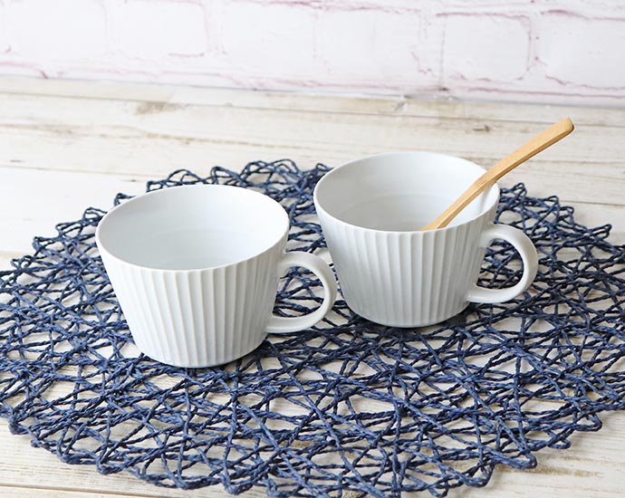 楽天市場】【2個set】stripes スープカップ 290ml 径10cm 食器 華蝶扇