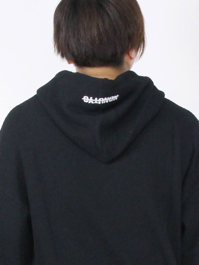 NIL DUE / NIL UN TOKYO - ワッフルプルオーバーフーディー - PULLOVER