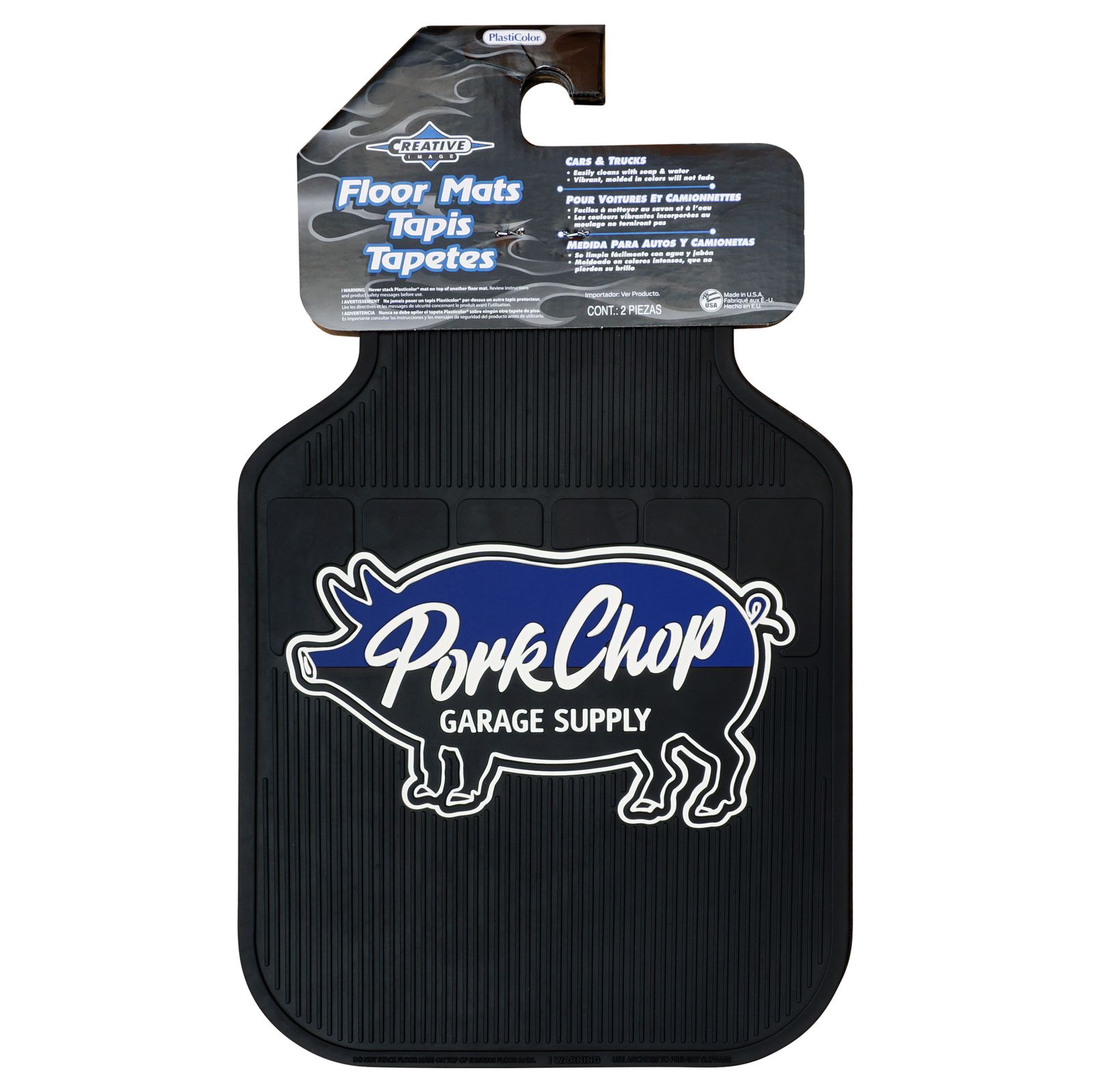 PORKCHOP GARAGE SUPPLY - PORK RUBBER MAT (BLUE) / ラバーフロア