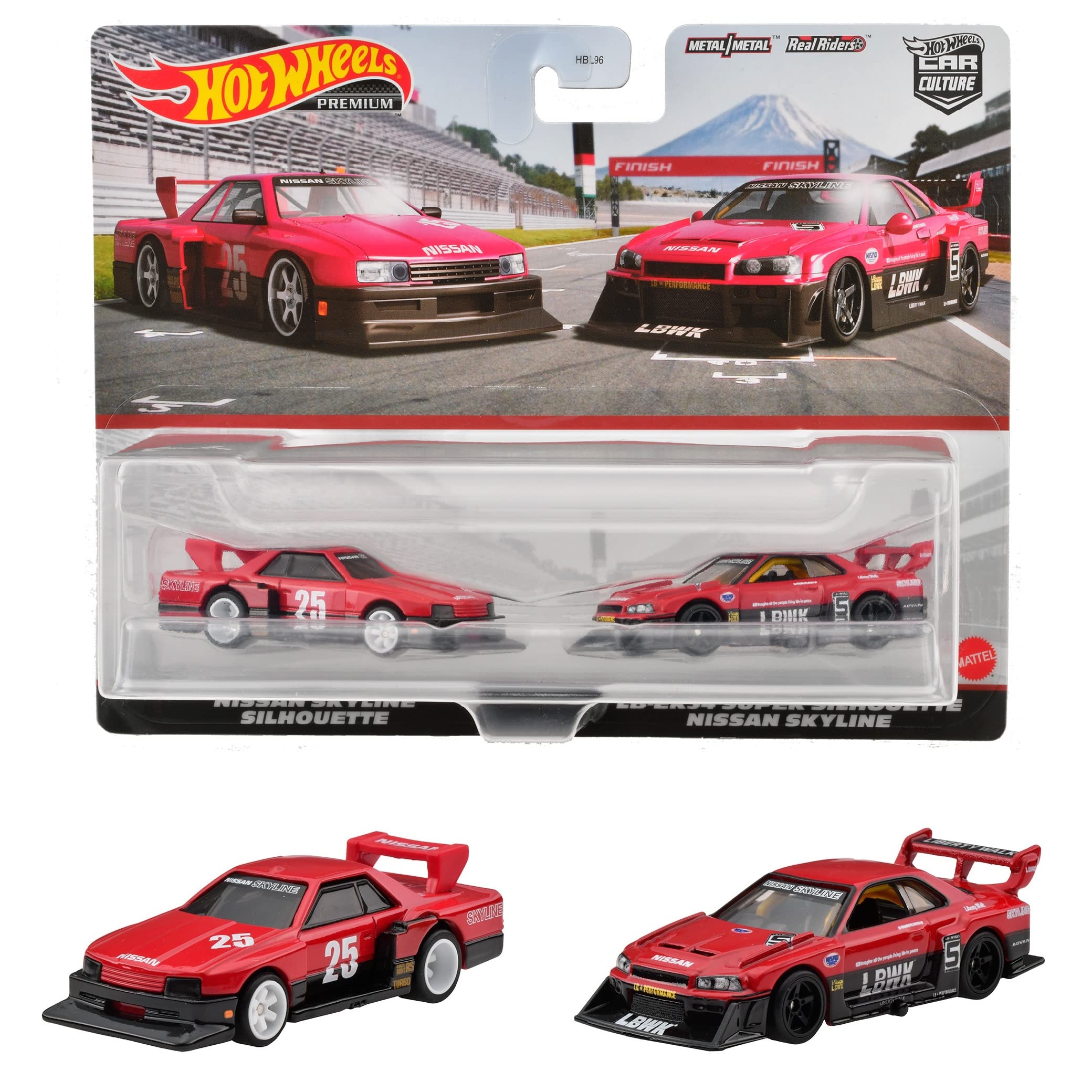 Mattel Hot Wheels HKF49 Nissan Skyline/LB-ER34 Super Silhouette