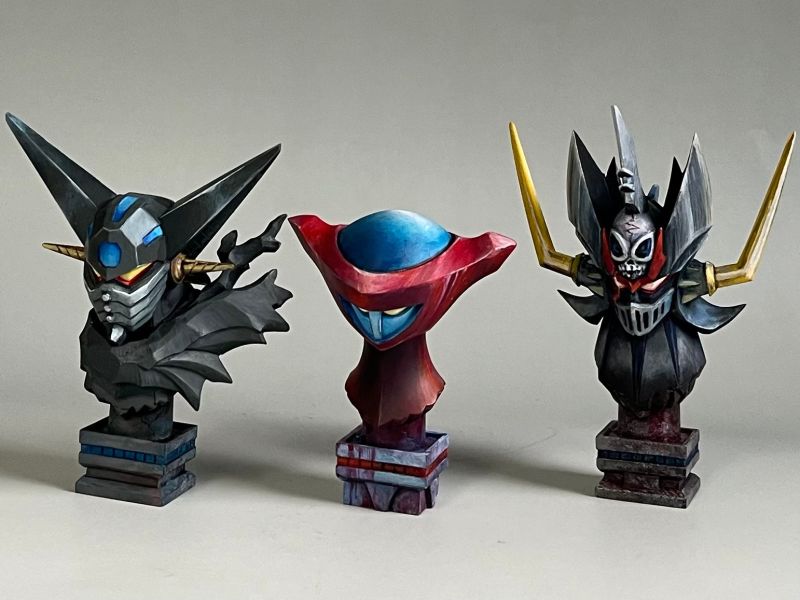 ブラックゲッター頭像 ゲッターロボ大決戦！版 ガレージキット | @館長