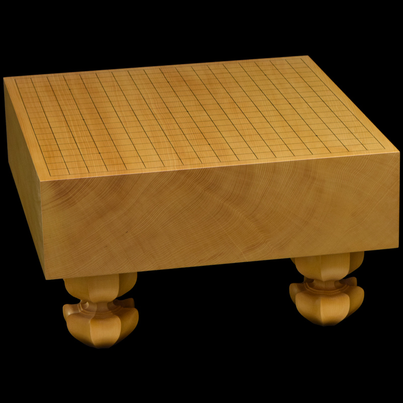 囲碁セット 60号 天地柾目 碁盤 36号 蛤碁石 本那智黒 ヘソあり 新榧