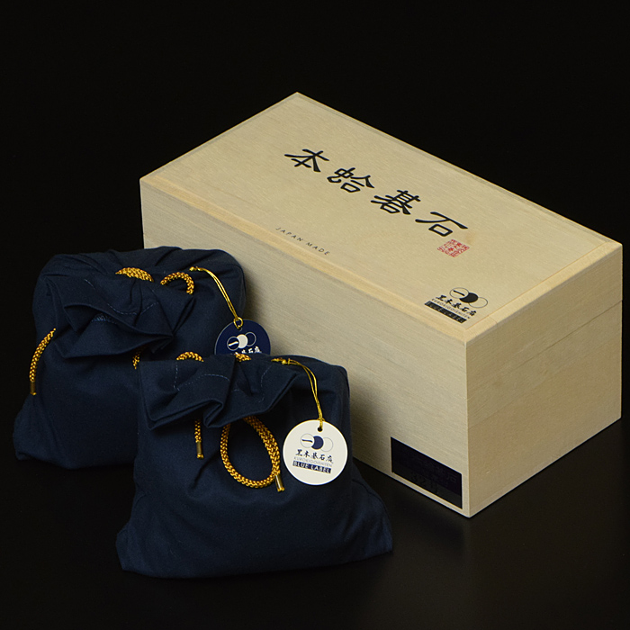 黒木碁石店 本蛤碁石 ブルーラベル 32号 | 前川榧碁盤店