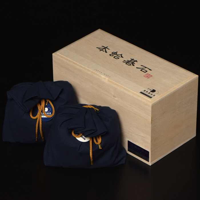 黒木碁石店 本蛤碁石 ブルーラベル雪印 38号 | 前川榧碁盤店