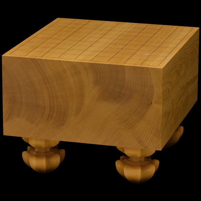 本榧足付将棋盤 5寸7分（天地柾） sa50066 | 前川榧碁盤店