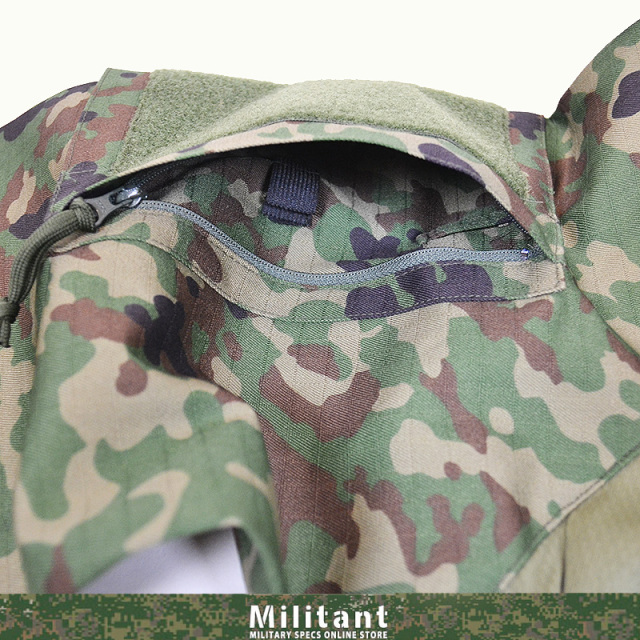 コンバットシャツ-III VCリップストップ 陸自迷彩 （袖リップ難燃生地