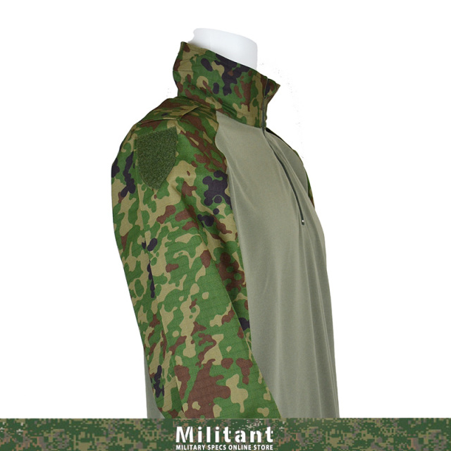 コンバットシャツ-II VCリップストップ 陸自迷彩 （袖リップ難燃生地