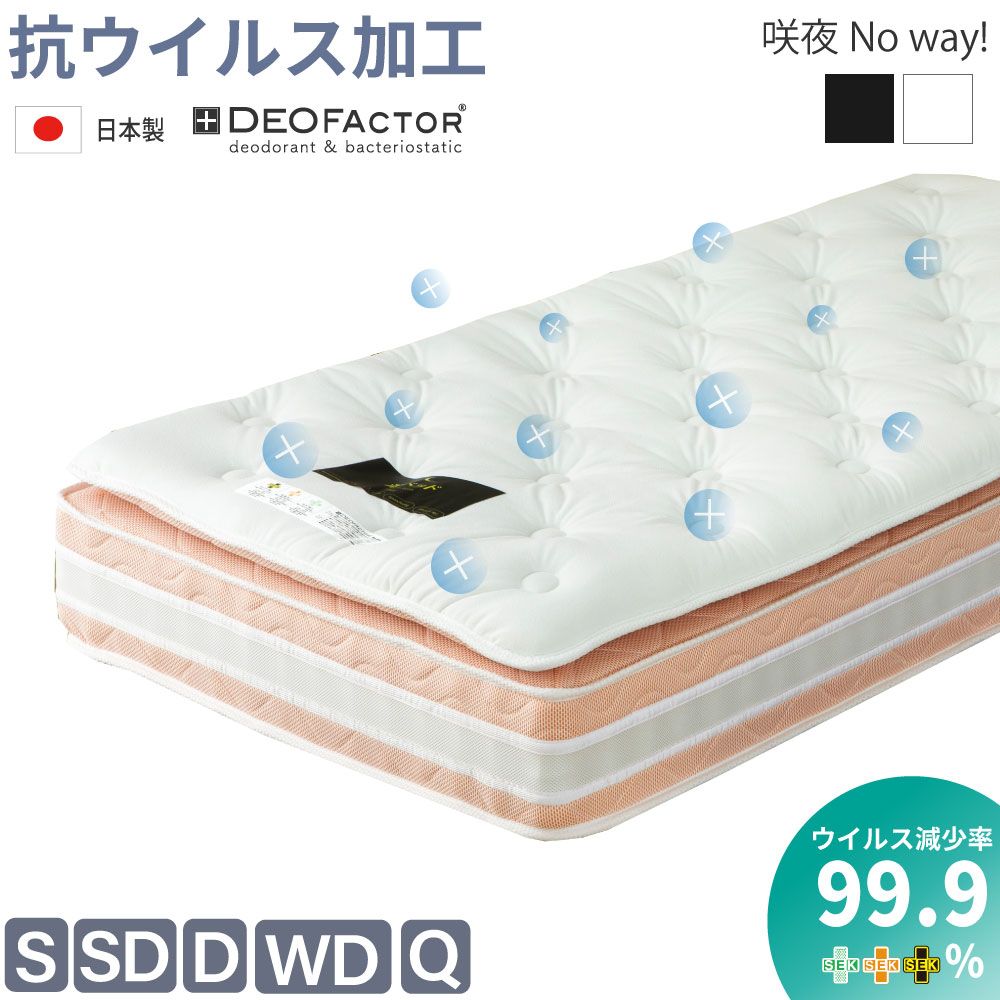 咲夜NoWay! デオファクター 抗ウイルス 抗カビ 制菌加工 源ベッド最上