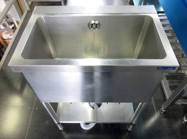 1槽シンク W600×D400×H800mm 深槽270mm