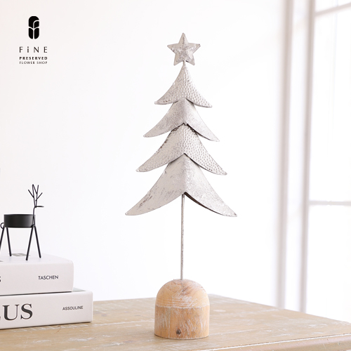 クリスマス雑貨／ブリキ ハンマーツリー