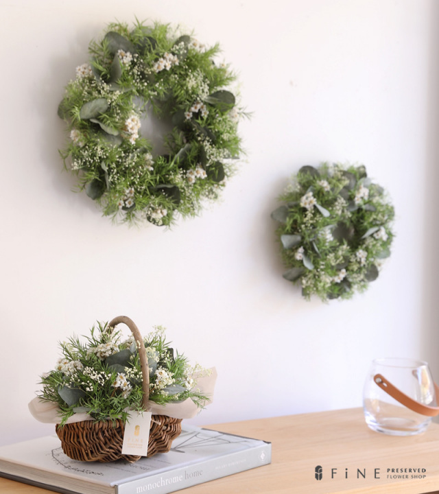 ティーツリー - プリザーブドフラワー 母の日 2025グリーン ギフト