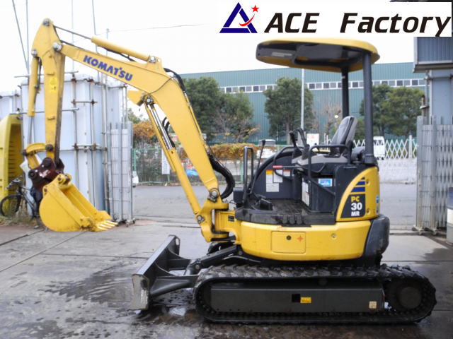 人気・低稼働☆コマツ PC30MR-3☆幅広バケット付・整備済！