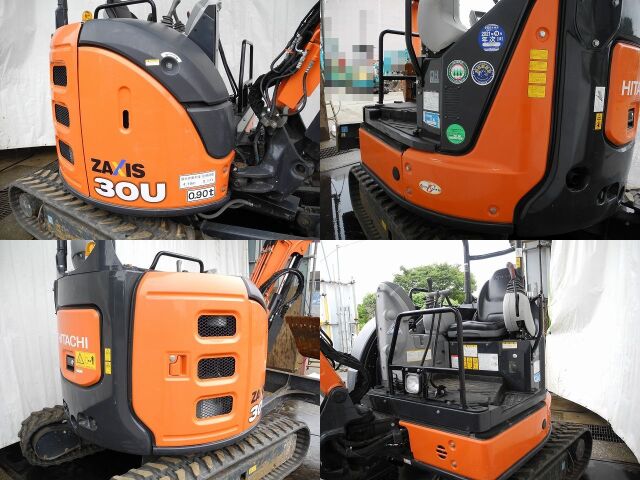 ZX30U-5B 日立 クレーン仕様 ゴム脚