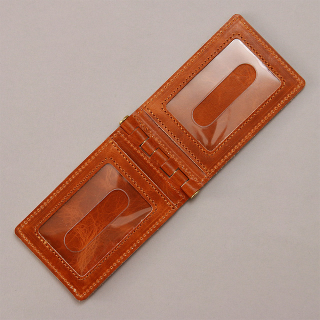 コンビネ II』(全6色)キップワックス/透明窓が2面付いた おしゃれな二