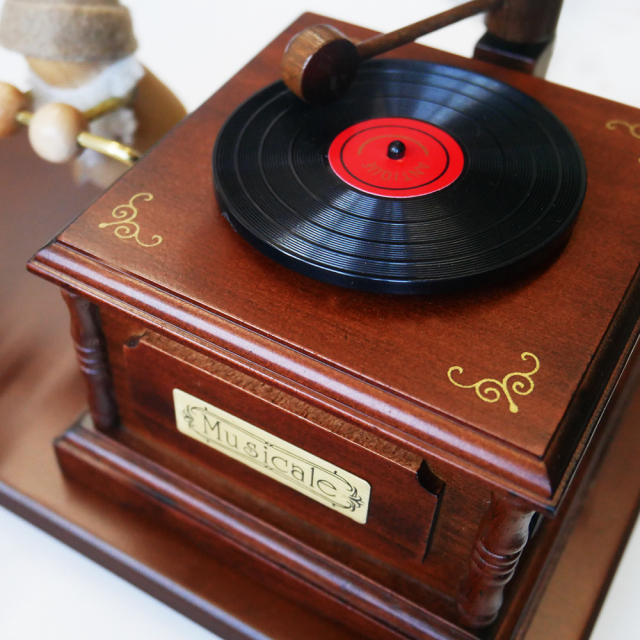 ニデック オルゴール 18弁 EA093S からくり蓄音機 星に願いを