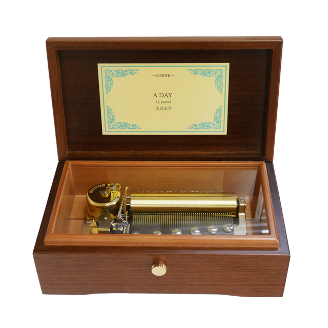 ニデック オルゴール 50弁 オルフェウス メイプル鏡面仕上 久石譲